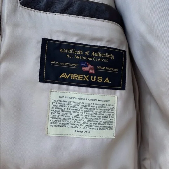 Men's Black Leather Jacket / AIR MAIL LEATHER JACKET